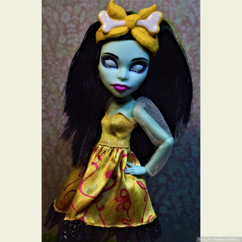 Перепись КуклоНаселения Зеленая и розовая Monster High, Mattel (фото 5)