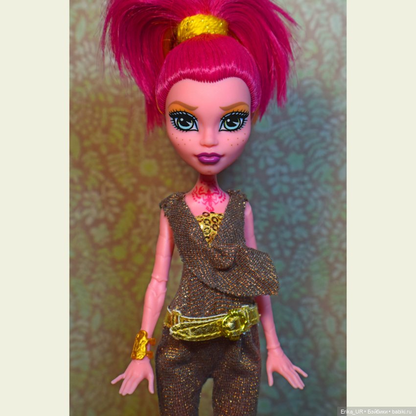 Перепись КуклоНаселения Зеленая и розовая Monster High, Mattel (фото 10)