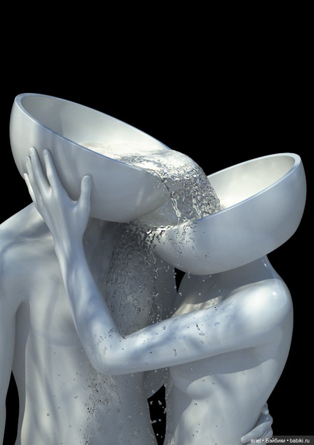 Необыкновенные, сюрреалистические скульптуры от Кyuin Shim (фото 7)