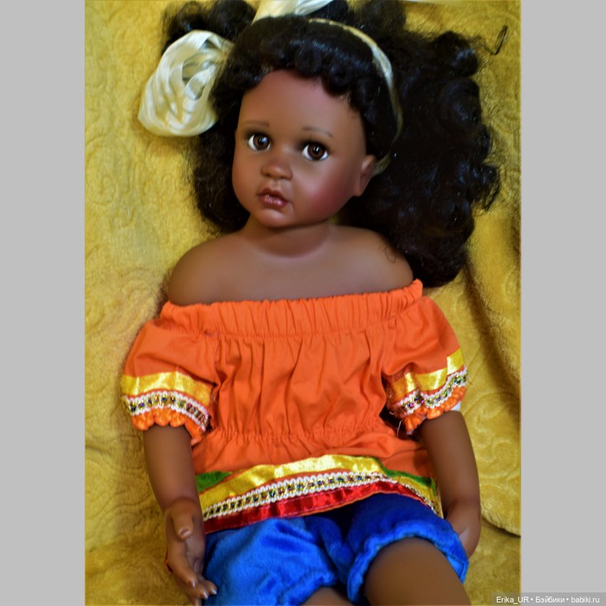 Перепись КуклоНаселения. Amber, 21" black doll 2005 от Karen Alderson для Paradise Galleries (фото 7)