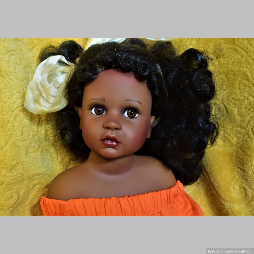 Перепись КуклоНаселения. Amber, 21" black doll 2005 от Karen Alderson для Paradise Galleries (фото 8)