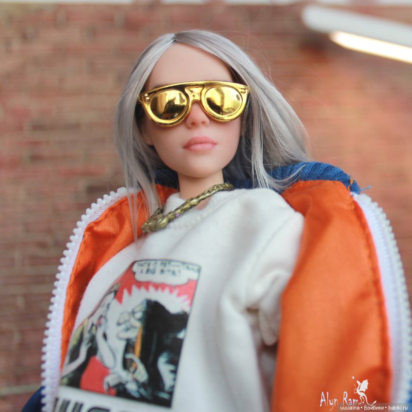 ООАК моего авторства Билли Айлиш (фото 6)