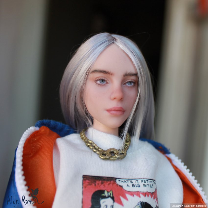 ООАК моего авторства Билли Айлиш (фото 4)