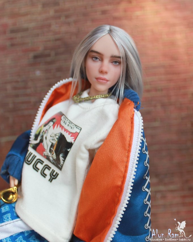 ООАК моего авторства Билли Айлиш (фото 8)