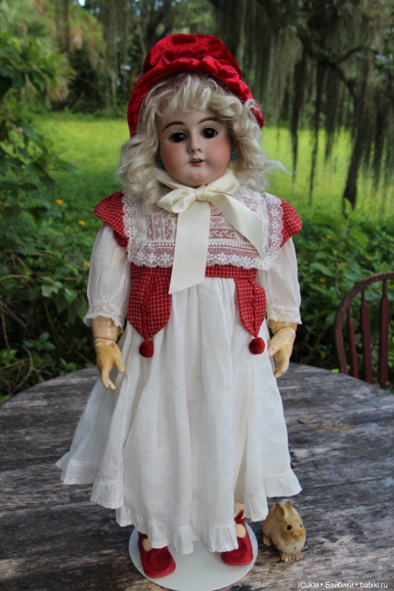 Новенькая ~ 27" Handwerck Simon Halbig 79 DEP~Красная шапочка