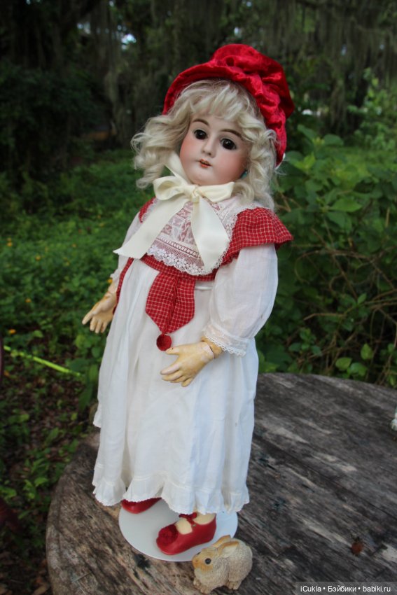 Новенькая ~ 27" Handwerck Simon Halbig 79 DEP~Красная шапочка (фото 9)