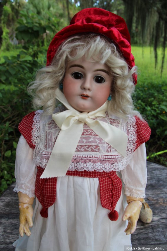 Новенькая ~ 27" Handwerck Simon Halbig 79 DEP~Красная шапочка (фото 7)