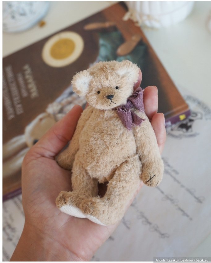 Мишка Тоби 🧸💜 — Авторские мишки Тедди и друзья: фото (фото 5)