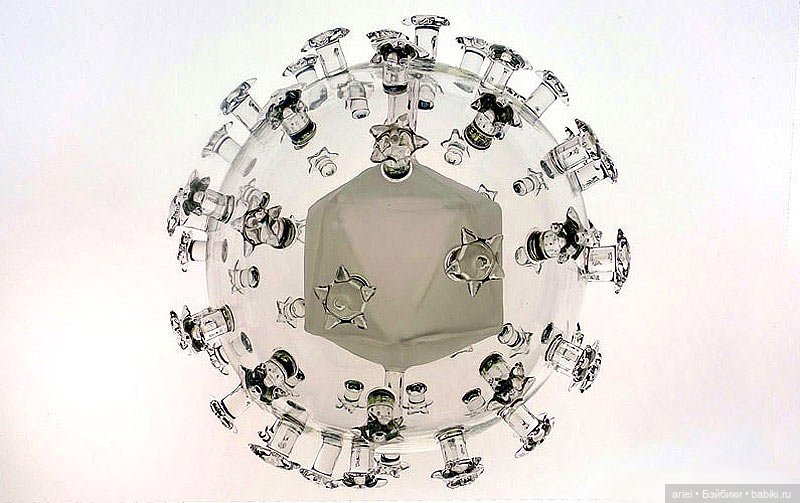 Смертельные болезни в виде прекрасных скульптур из стекла от британский художник Люка Джеррома (Luke Jerram) (фото 7)