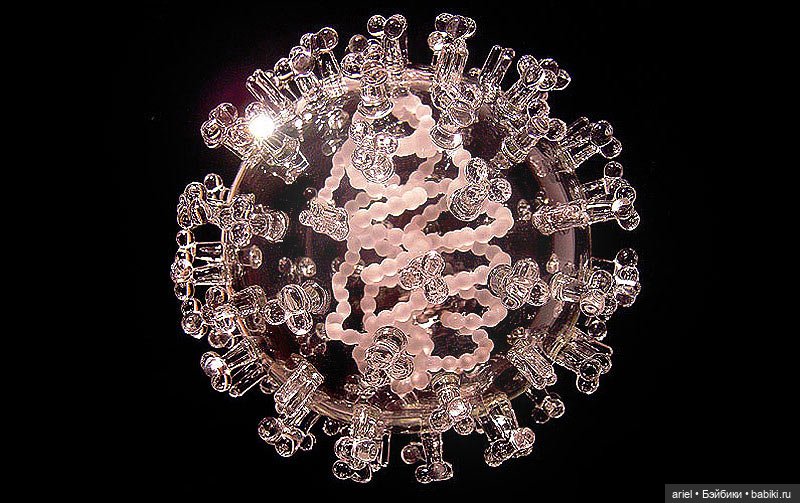 Смертельные болезни в виде прекрасных скульптур из стекла от британский художник Люка Джеррома (Luke Jerram) (фото 9)