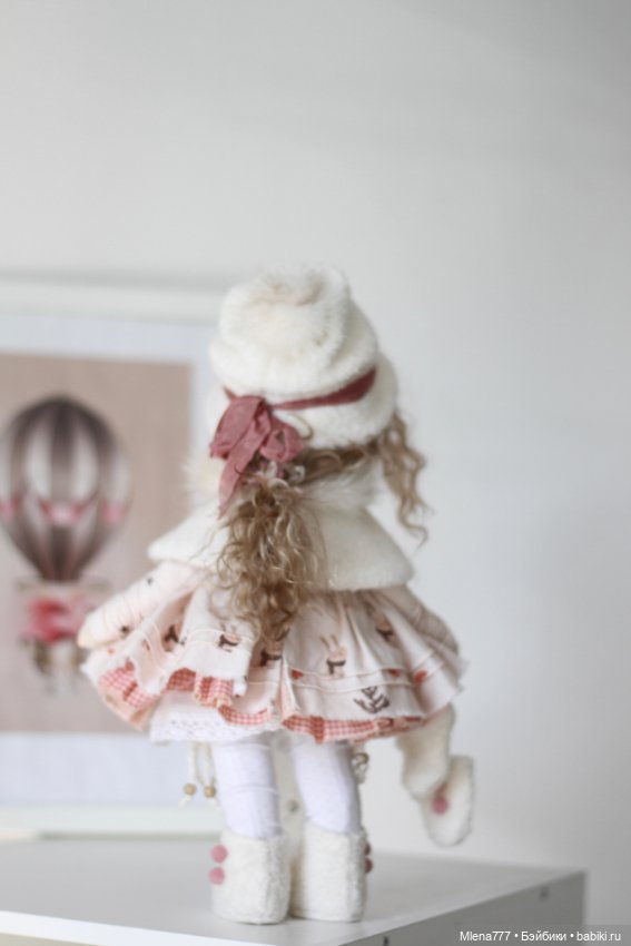 София, зимняя текстильная кукла (фото 3)