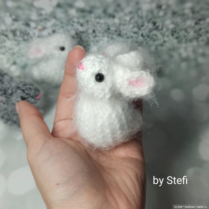 Пушистики. Кролики — Вязаные игрушки и амигуруми: крючком