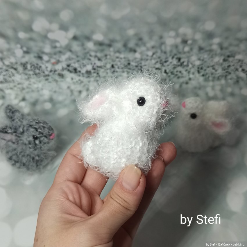 Пушистики. Кролики — Вязаные игрушки и амигуруми: крючком