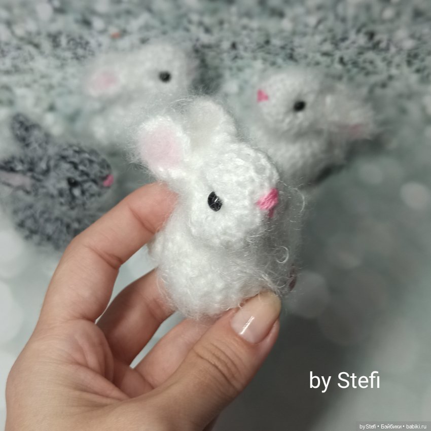 Пушистики. Кролики — Вязаные игрушки и амигуруми: крючком