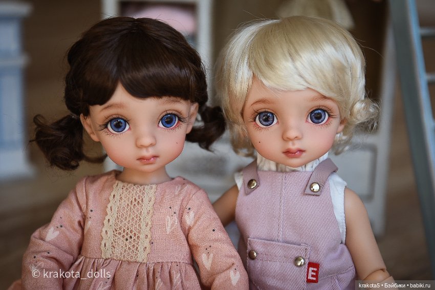 Две сестрички — ООАК и репейнт кукол (Custom): Barbie