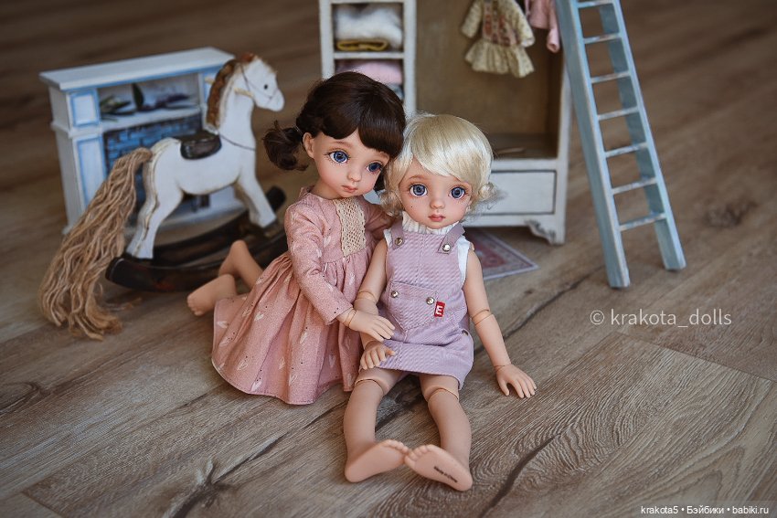 Две сестрички — ООАК и репейнт кукол (Custom): Barbie