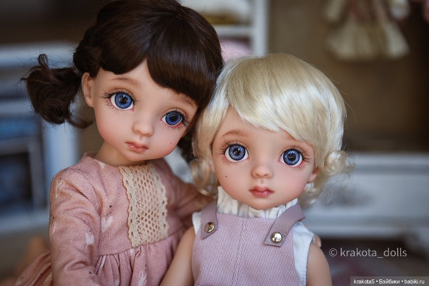 Две сестрички — ООАК и репейнт кукол (Custom): Barbie