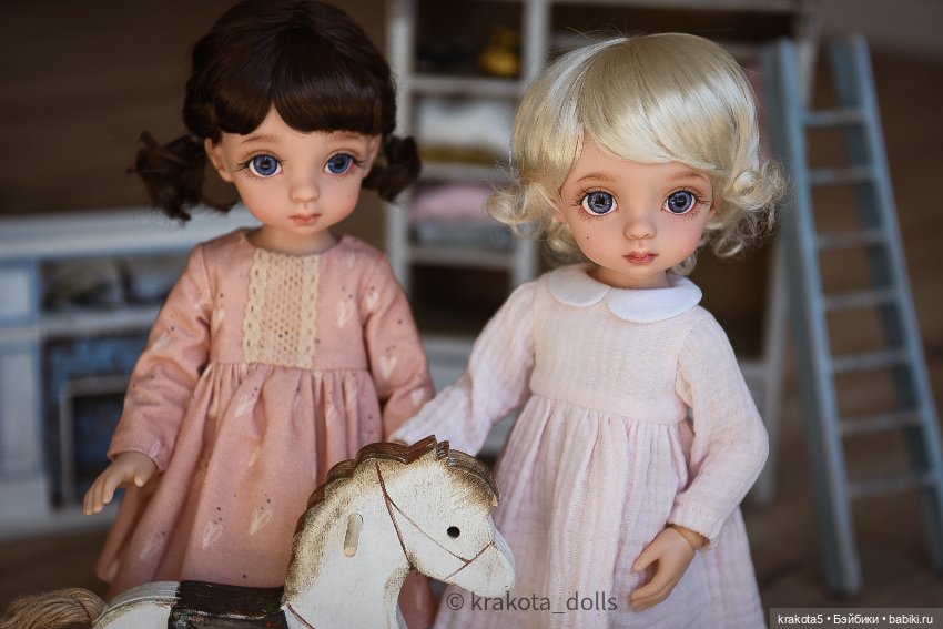 Две сестрички — ООАК и репейнт кукол (Custom): Barbie