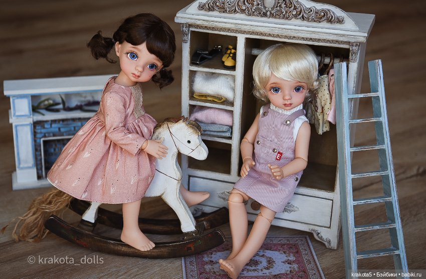 Две сестрички — ООАК и репейнт кукол (Custom): Barbie