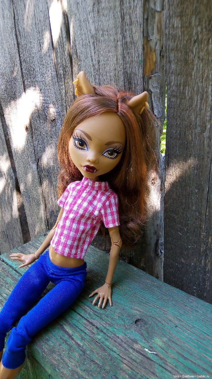 Монстер Хай, Клодин (42см) - фото на природе и в бассейне 🌞