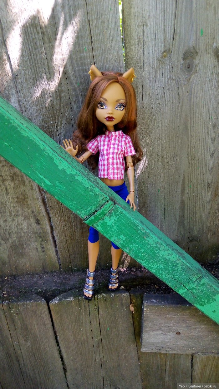 Монстер Хай, Клодин (42см) - фото на природе и в бассейне 🌞