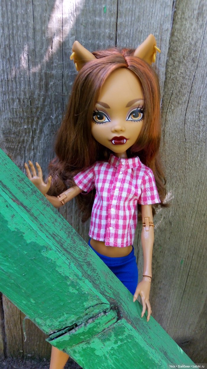 Монстер Хай, Клодин (42см) - фото на природе и в бассейне 🌞