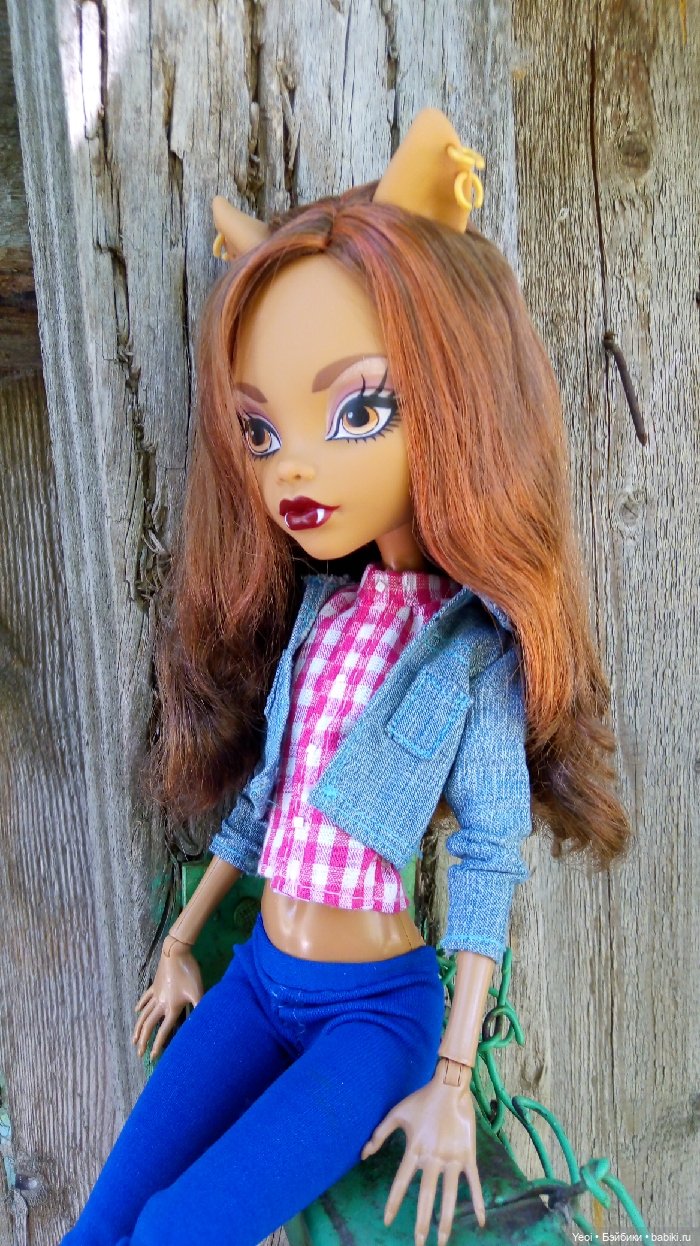 Монстер Хай, Клодин (42см) - фото на природе и в бассейне 🌞