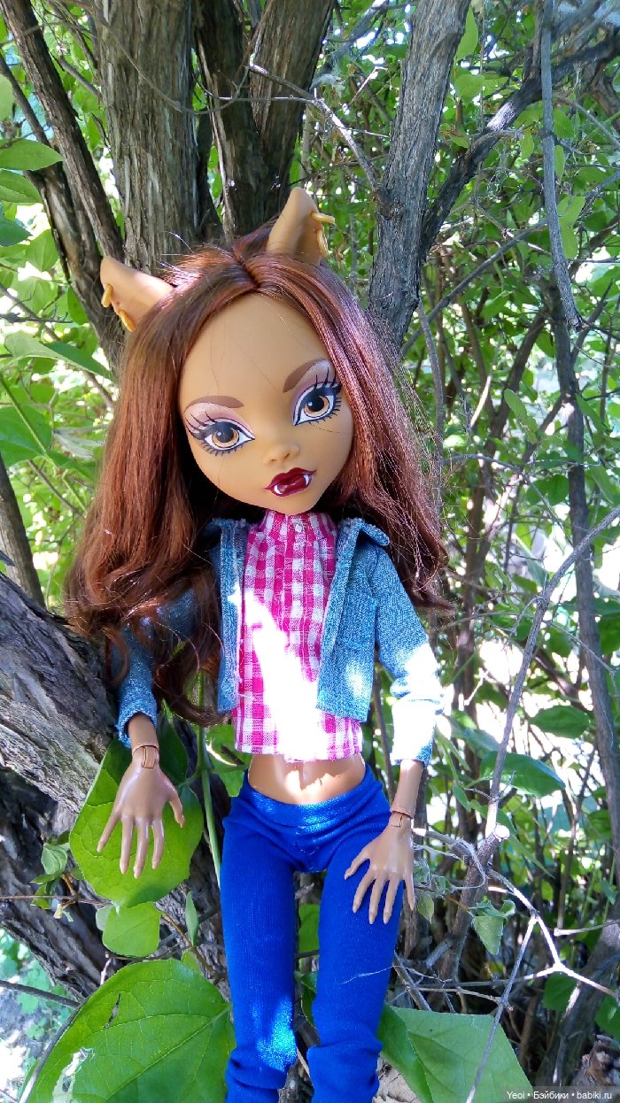Монстер Хай, Клодин (42см) - фото на природе и в бассейне 🌞