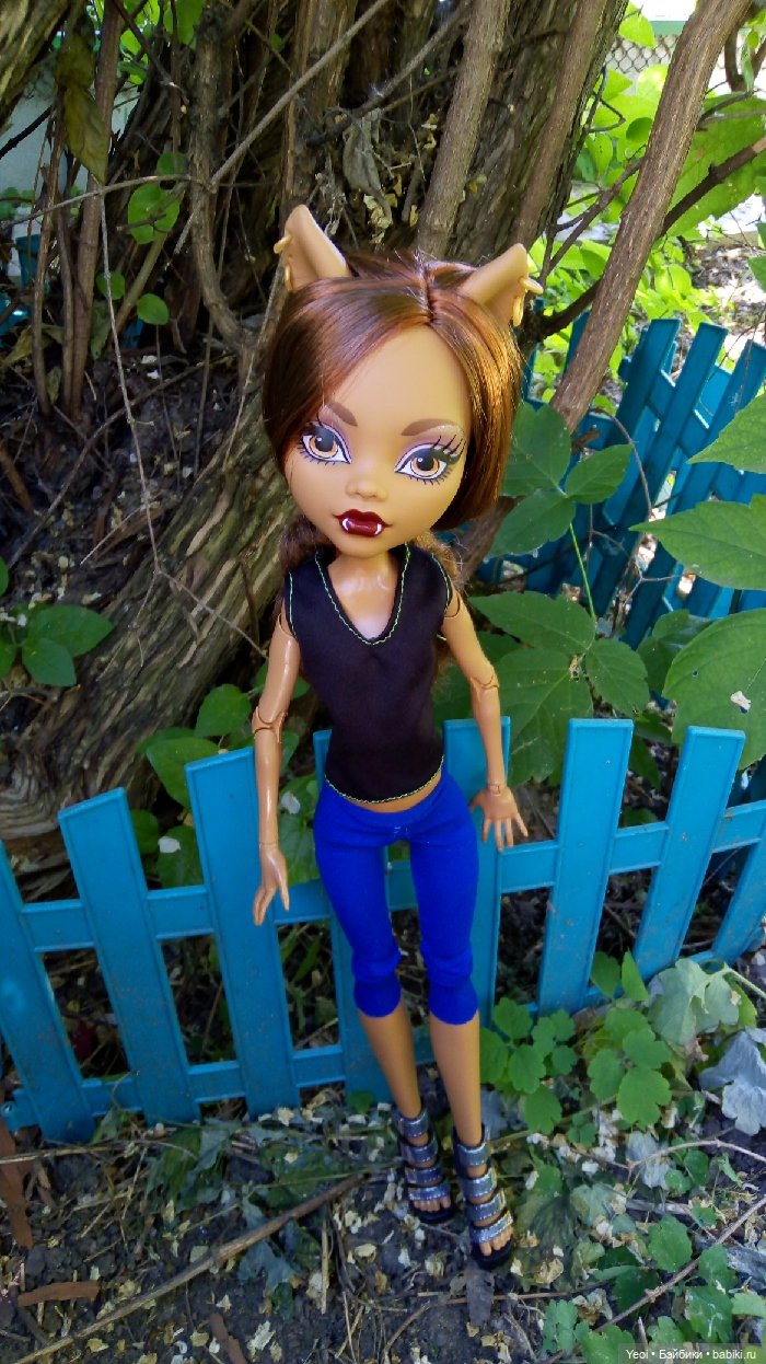 Монстер Хай, Клодин (42см) - фото на природе и в бассейне 🌞