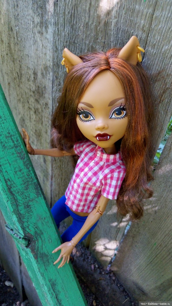 Монстер Хай, Клодин (42см) - фото на природе и в бассейне 🌞