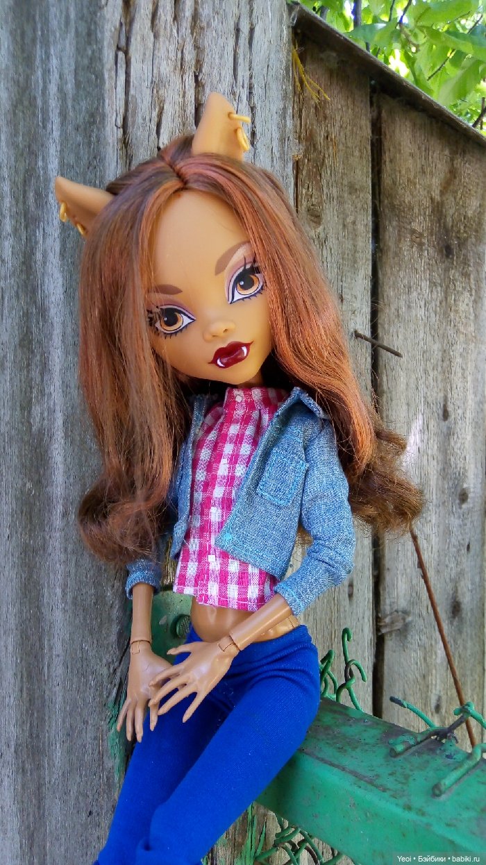 Монстер Хай, Клодин (42см) - фото на природе и в бассейне 🌞