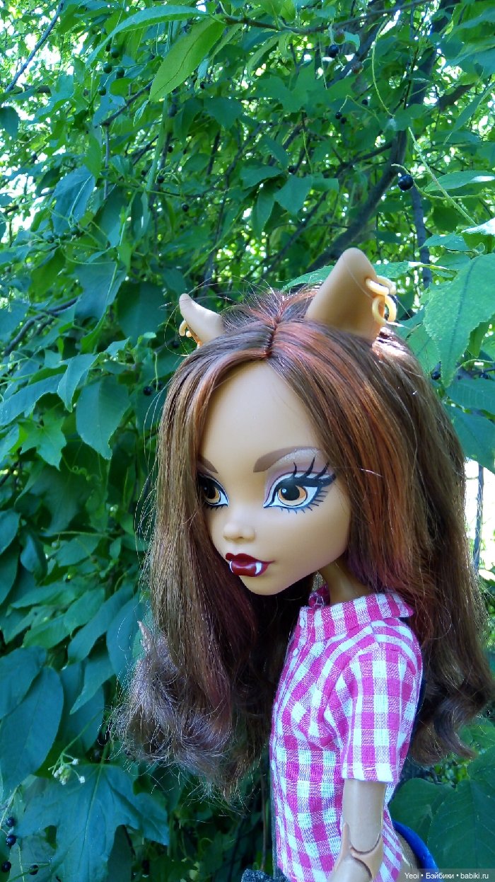 Монстер Хай, Клодин (42см) - фото на природе и в бассейне 🌞 (фото 7)