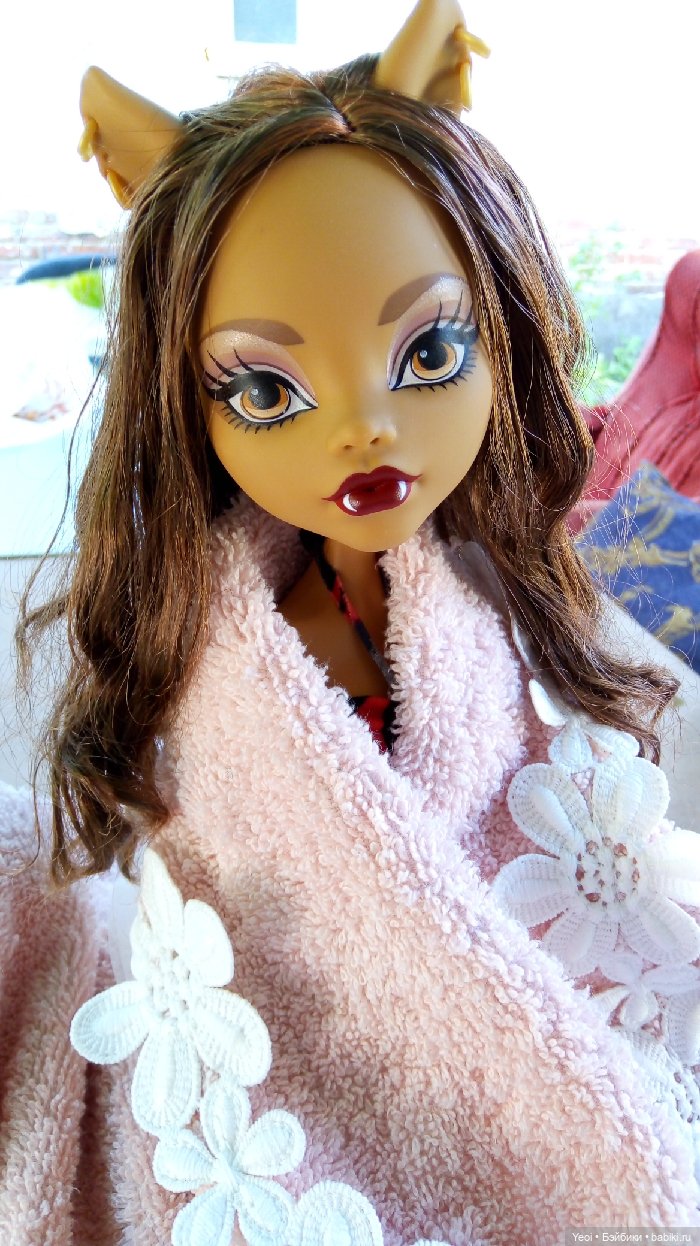 Монстер Хай, Клодин (42см) - фото на природе и в бассейне 🌞