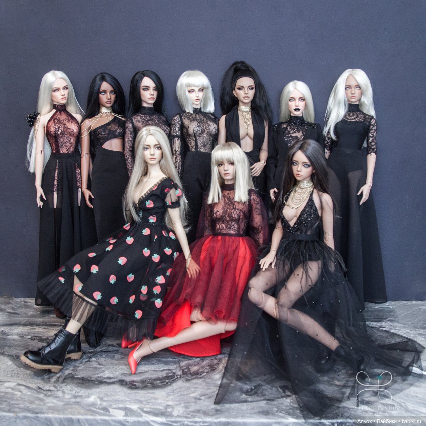 Любимый черный и немного красного