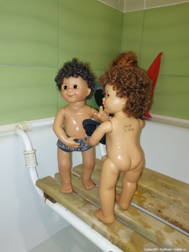 Жара - июль, купанье гномиков