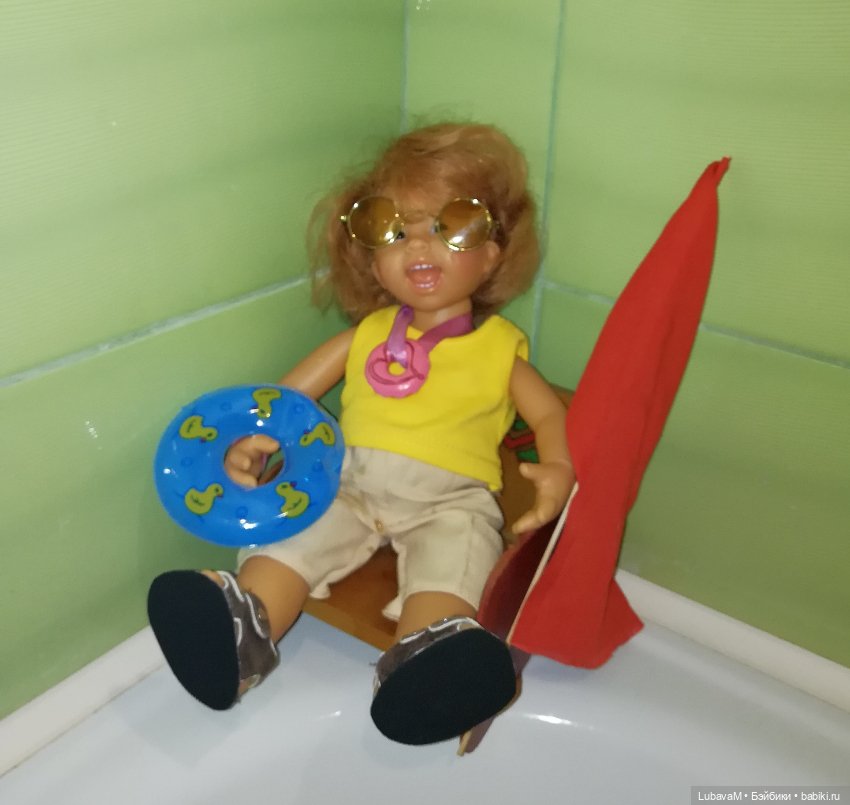 Жара - июль, купанье гномиков