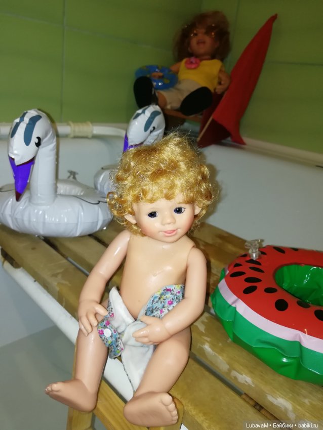 Жара - июль, купанье гномиков