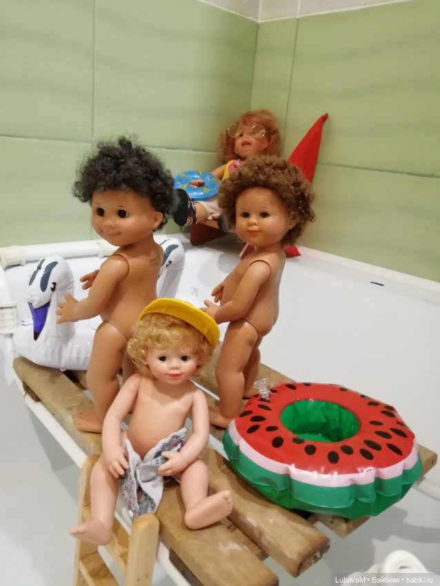 Жара - июль, купанье гномиков