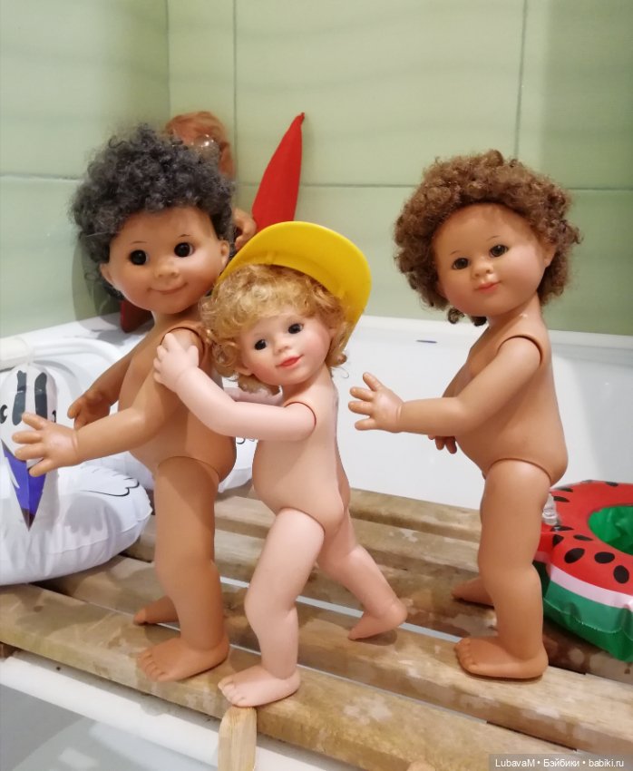 Жара - июль, купанье гномиков