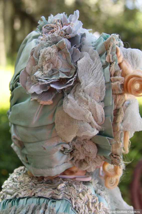 26" ARMAND MARSEILLE 390 A 11 M в антикварном наряде~детали (фото 5)