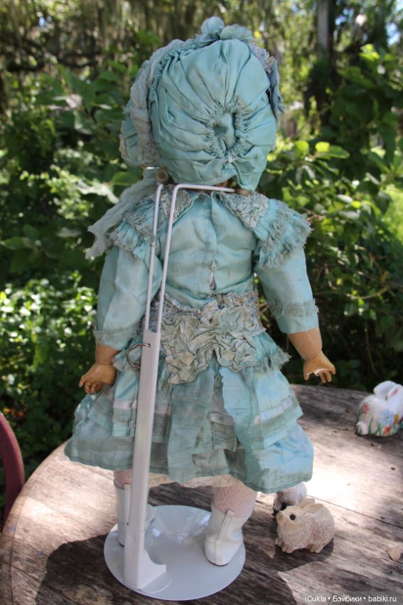 26" ARMAND MARSEILLE 390 A 11 M в антикварном наряде~детали (фото 6)