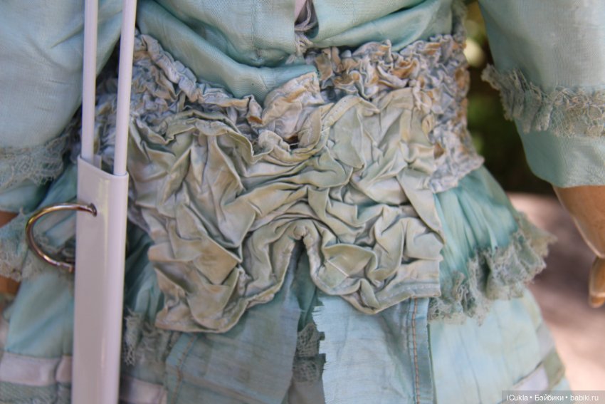 26" ARMAND MARSEILLE 390 A 11 M в антикварном наряде~детали (фото 8)