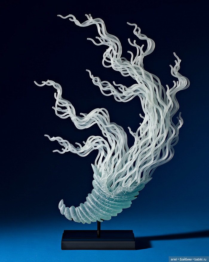 Стеклянные скульптуры Уильяма ЛеКера (K. William LeQuier) (фото 5)