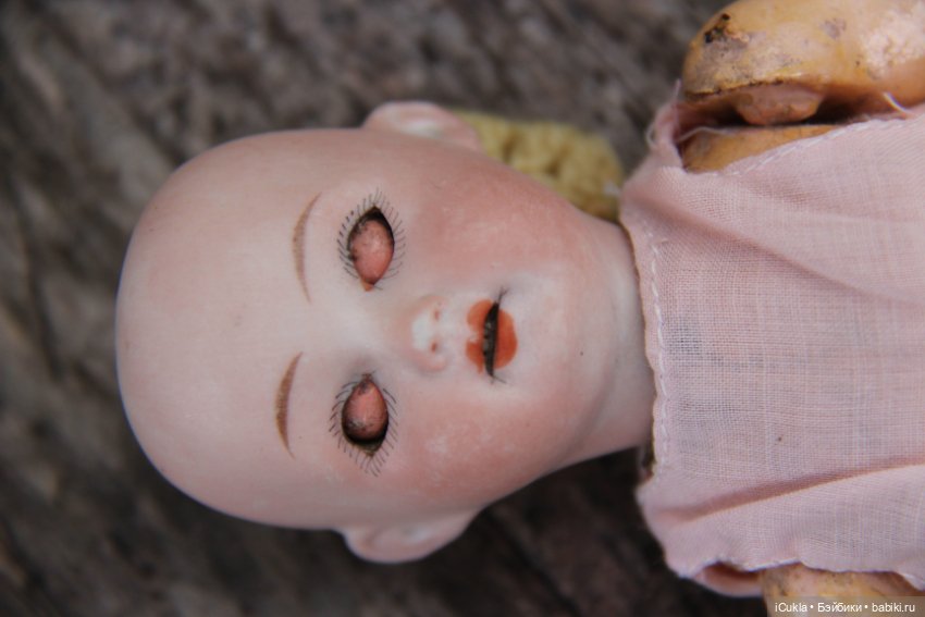 Купила дешево антикварную куклу и в подарок пришла малявочка Trebor 7"