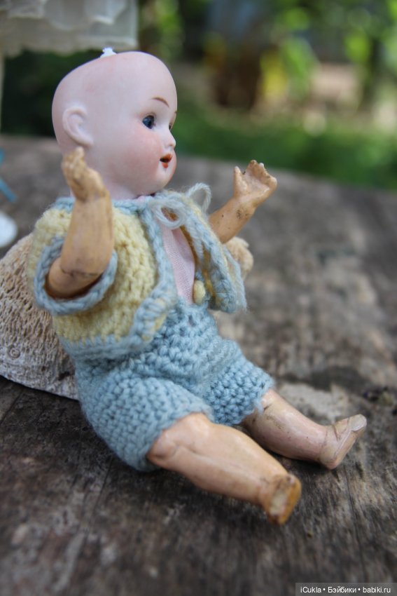 Купила дешево антикварную куклу и в подарок пришла малявочка Trebor 7"