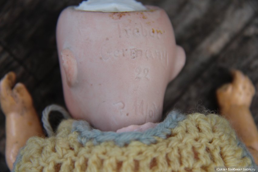 Купила дешево антикварную куклу и в подарок пришла малявочка Trebor 7" (фото 7)