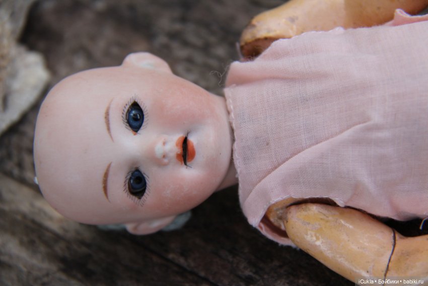 Купила дешево антикварную куклу и в подарок пришла малявочка Trebor 7"