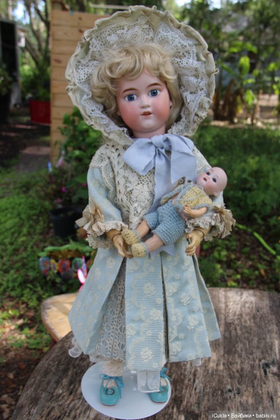 Купила дешево антикварную куклу и в подарок пришла малявочка Trebor 7" (фото 2)