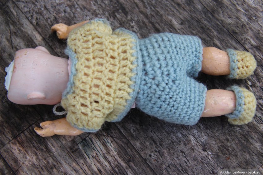 Купила дешево антикварную куклу и в подарок пришла малявочка Trebor 7" (фото 6)