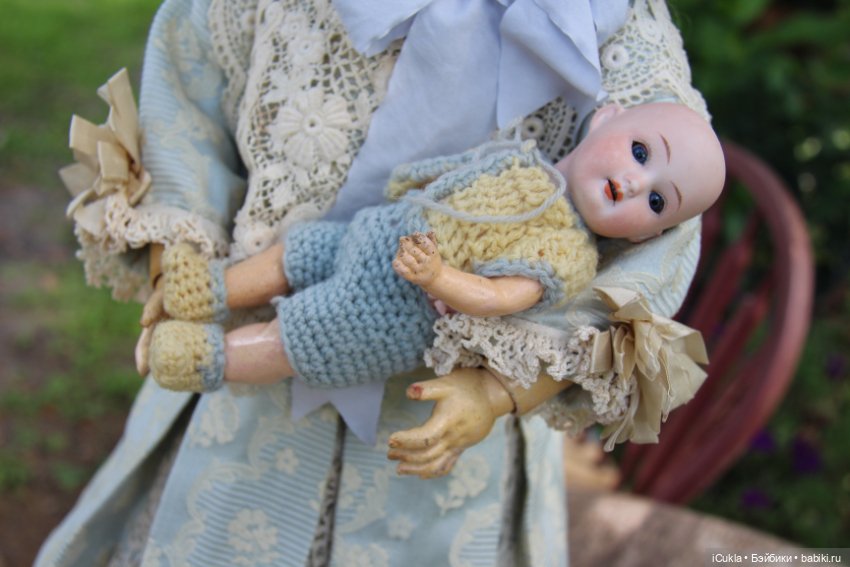 Купила дешево антикварную куклу и в подарок пришла малявочка Trebor 7"